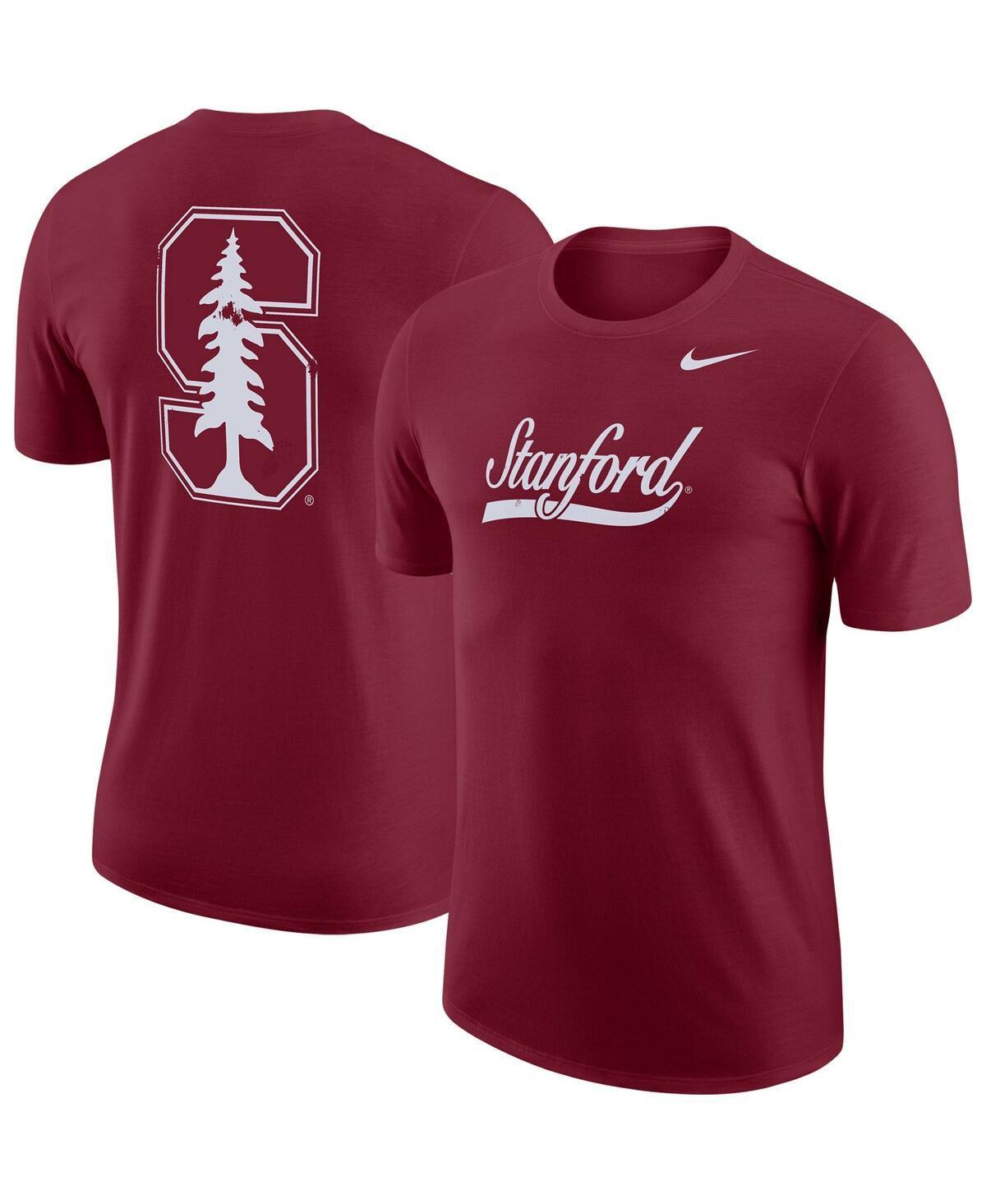 Mens Nike Cardinal Stanford Cardinal Distressed Print Cotton Vault T-Shirt Product Image