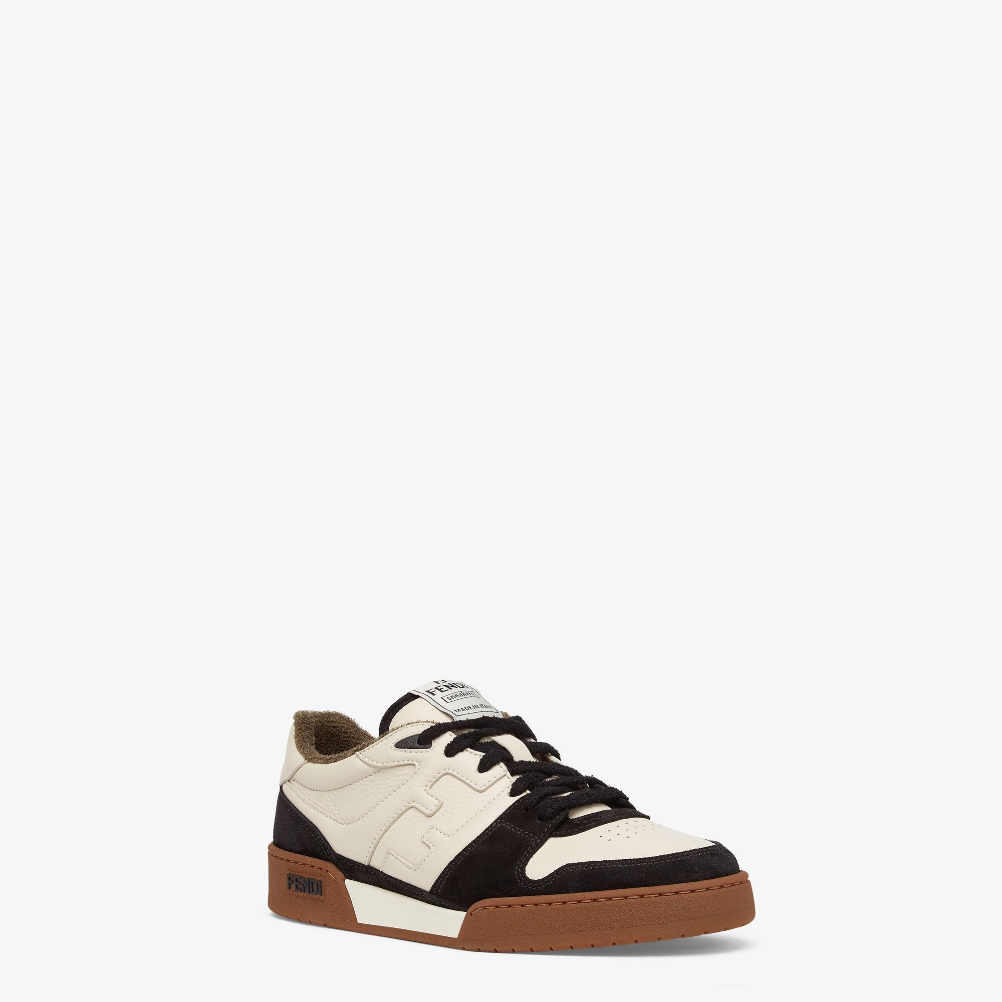 Fendi Match SneakersLow tops in black suede Product Image