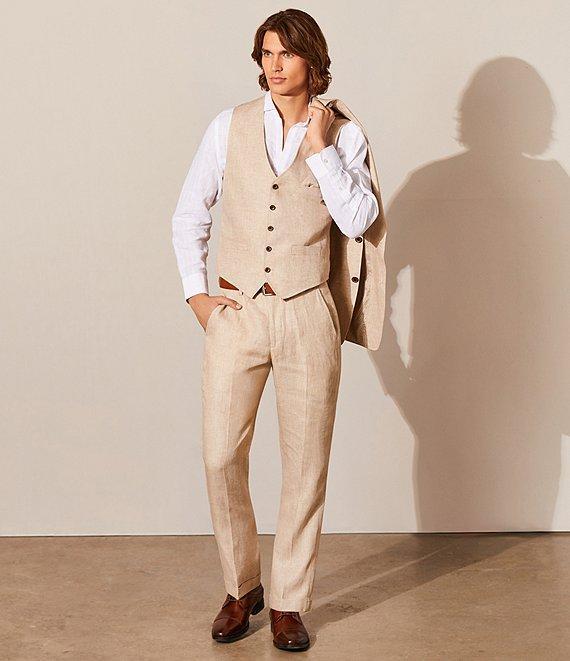 Murano Baird McNutt Linen Classic Fit Suit Separates Jacket Product Image