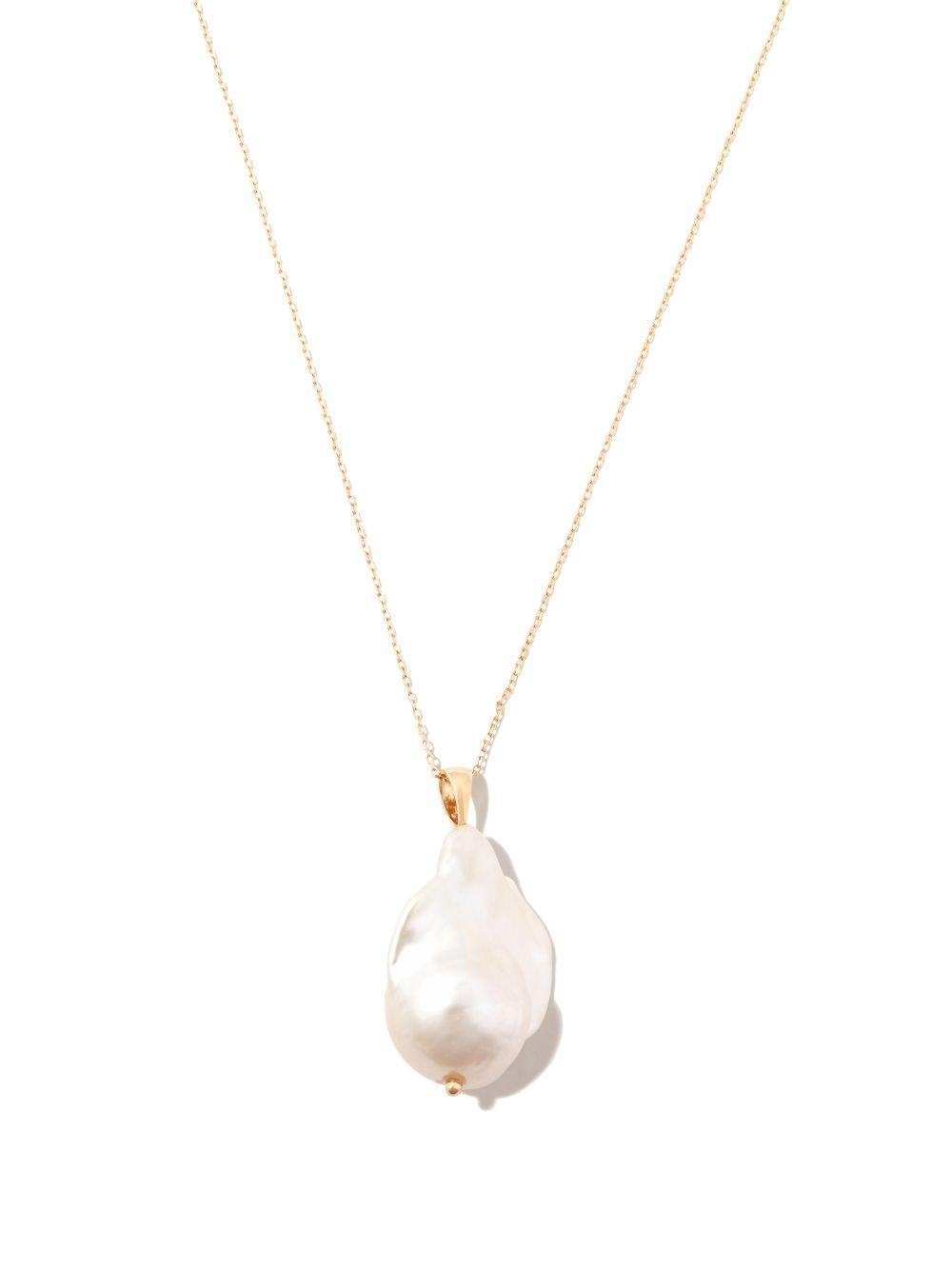 MATEO 14kt Yellow Gold Pearl Necklace Product Image