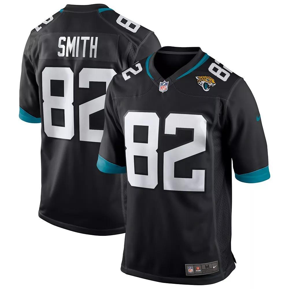 Men's Nike Jimmy Smith Black Jacksonville Jaguars Game Retired Player Jersey,  Product Image