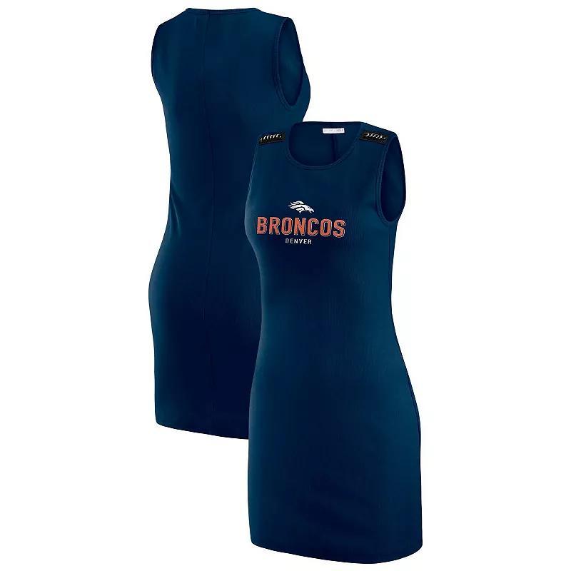 Women's WEAR by Erin Andrews x Gracie Hunt Black Cincinnati Bengals Ribbed Tank Dress,  Product Image