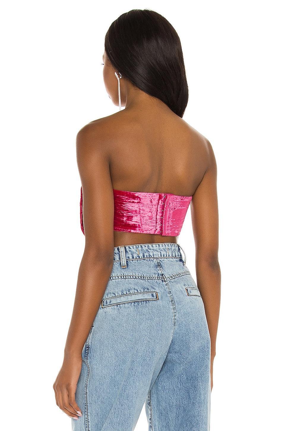 Lovers and Friends Kimora Top in Magenta Pink Product Image