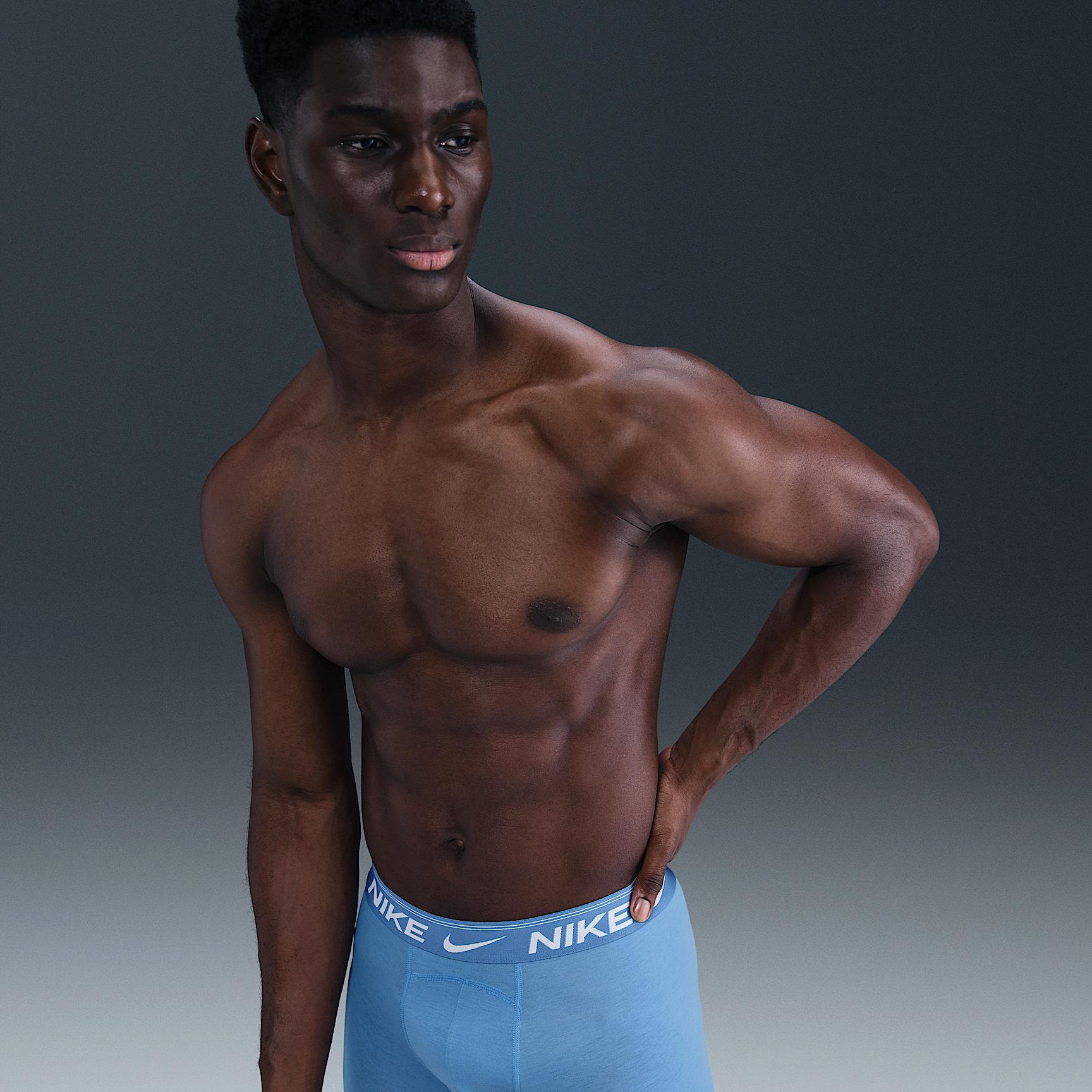 Nike Mens Dri-FIT Ultra Comfort Boxer Briefs (3-Pack) | KE1257-421 Product Image