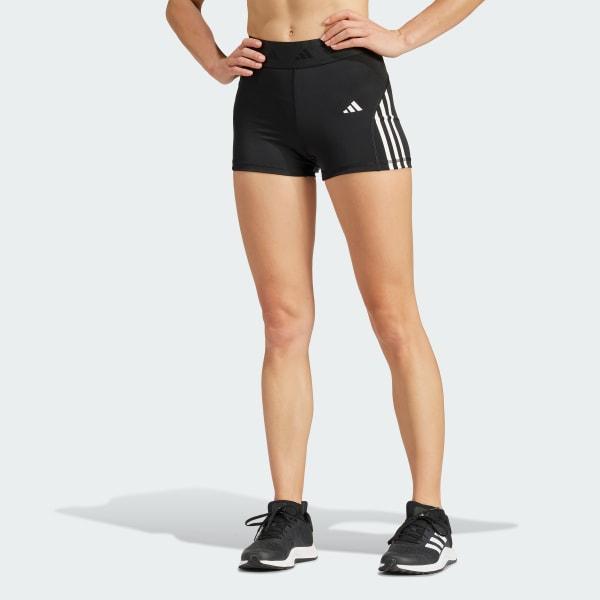 adidas Hyperglam 3-Inch Leggings Core Black M Womens Product Image