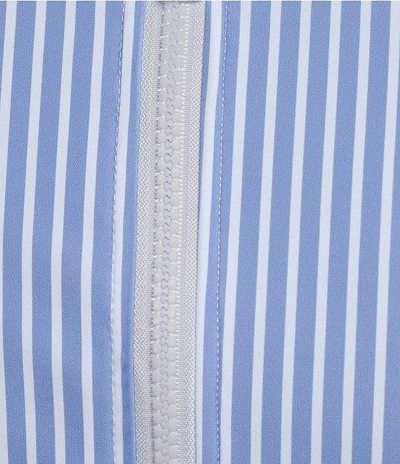 Addison Bay Smooth Sport Highland Stripe Print Sleeveless Dress Product Image