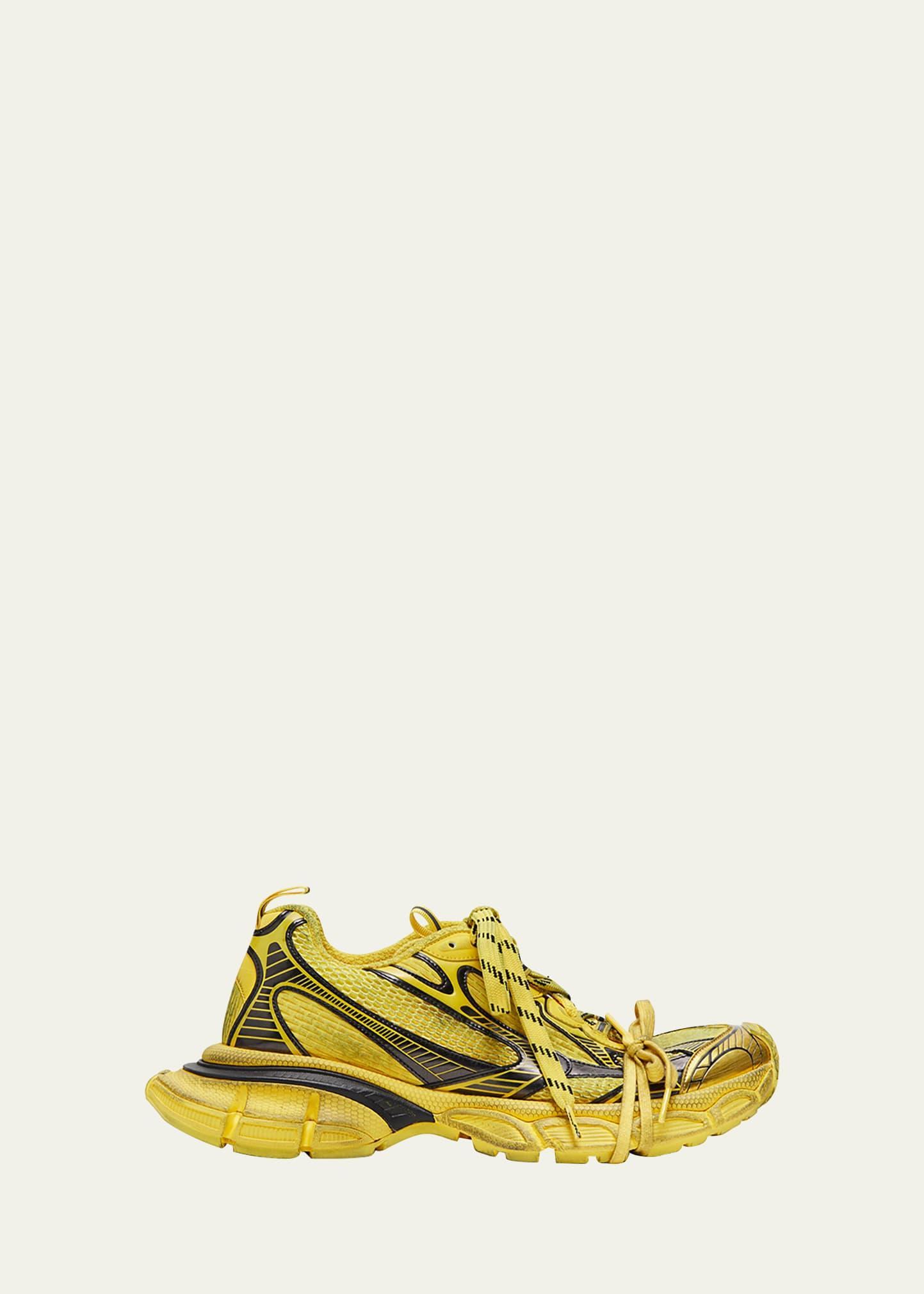 BALENCIAGA 3xl Two-tone Sneaker In Yellow/black Product Image