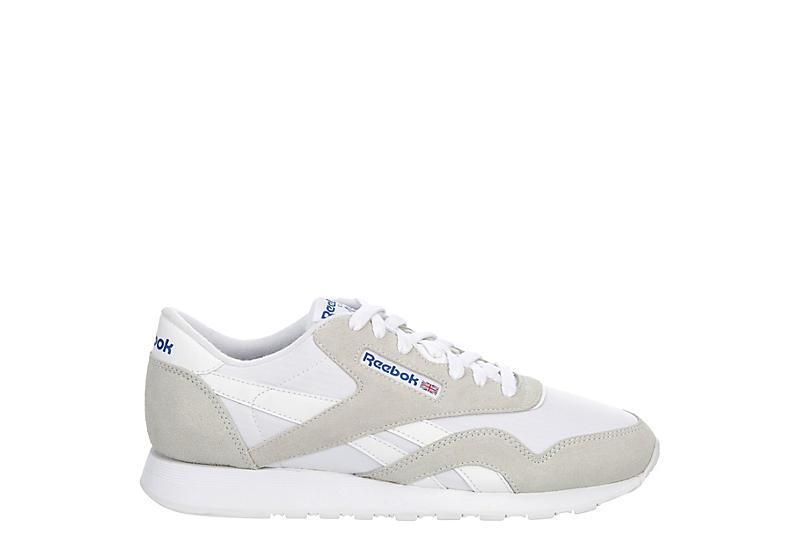 Mens Reebok Classic Nylon Athletic Shoe White Product Image