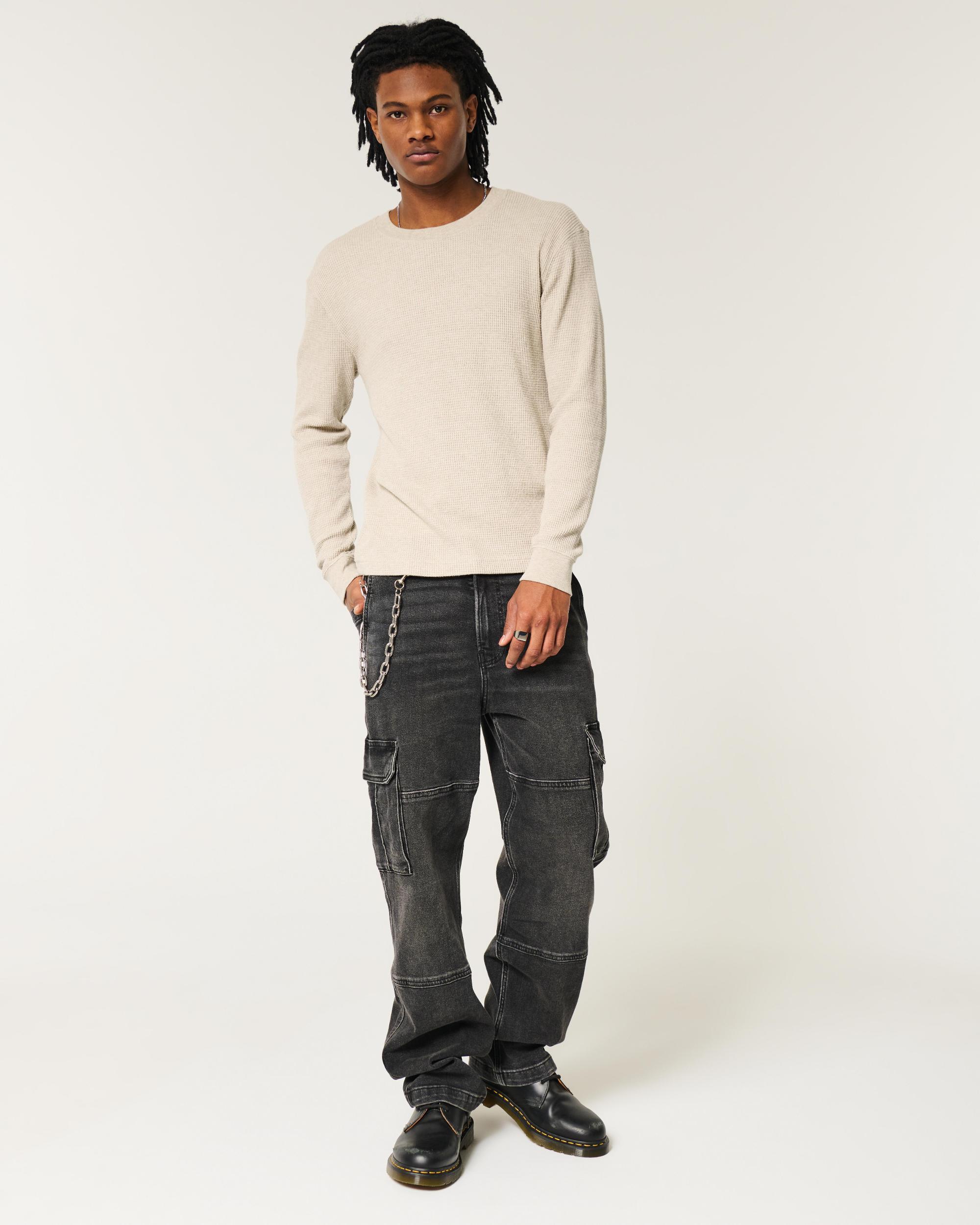 Long-Sleeve Thermal Crew T-Shirt Product Image