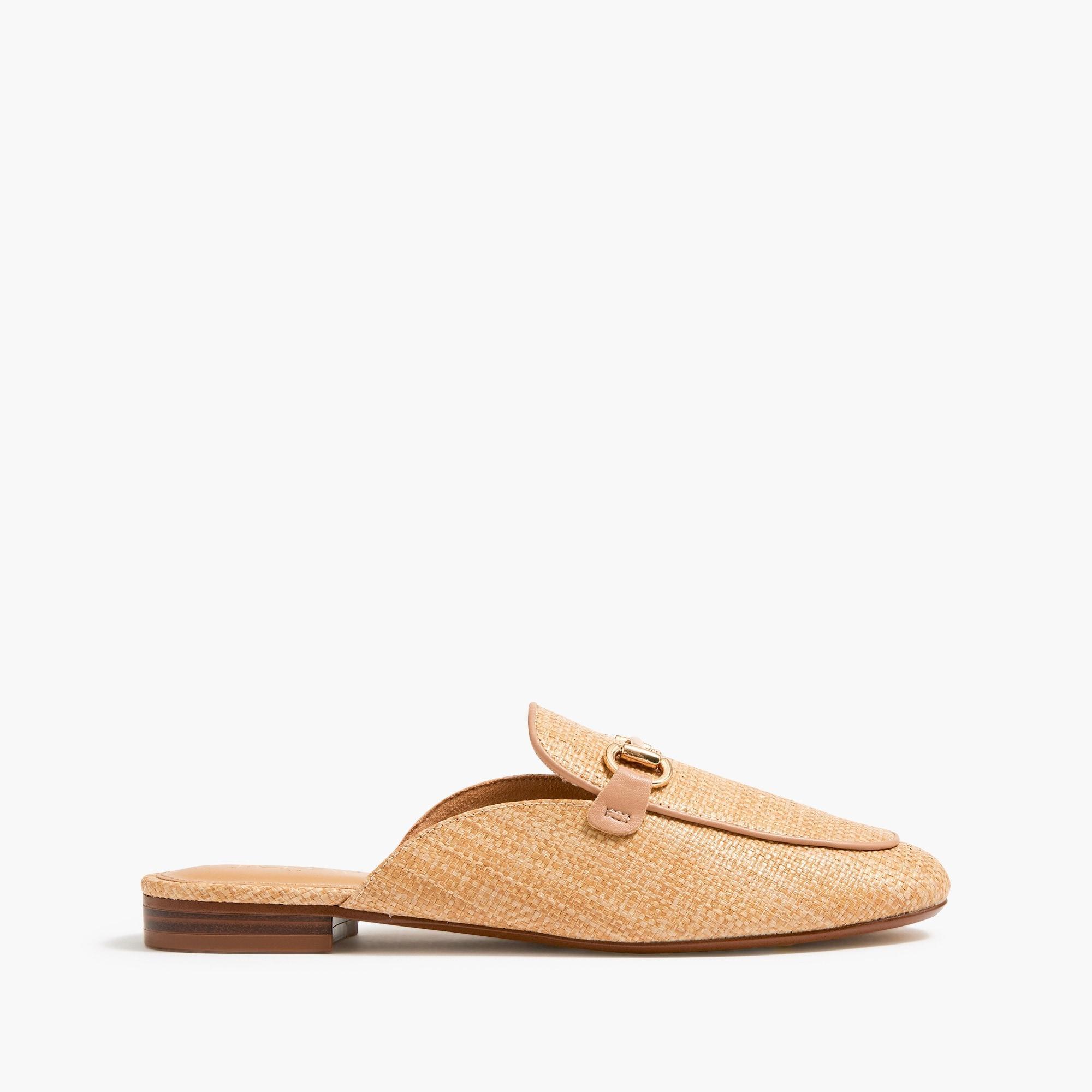 Woven slip-on mules Product Image
