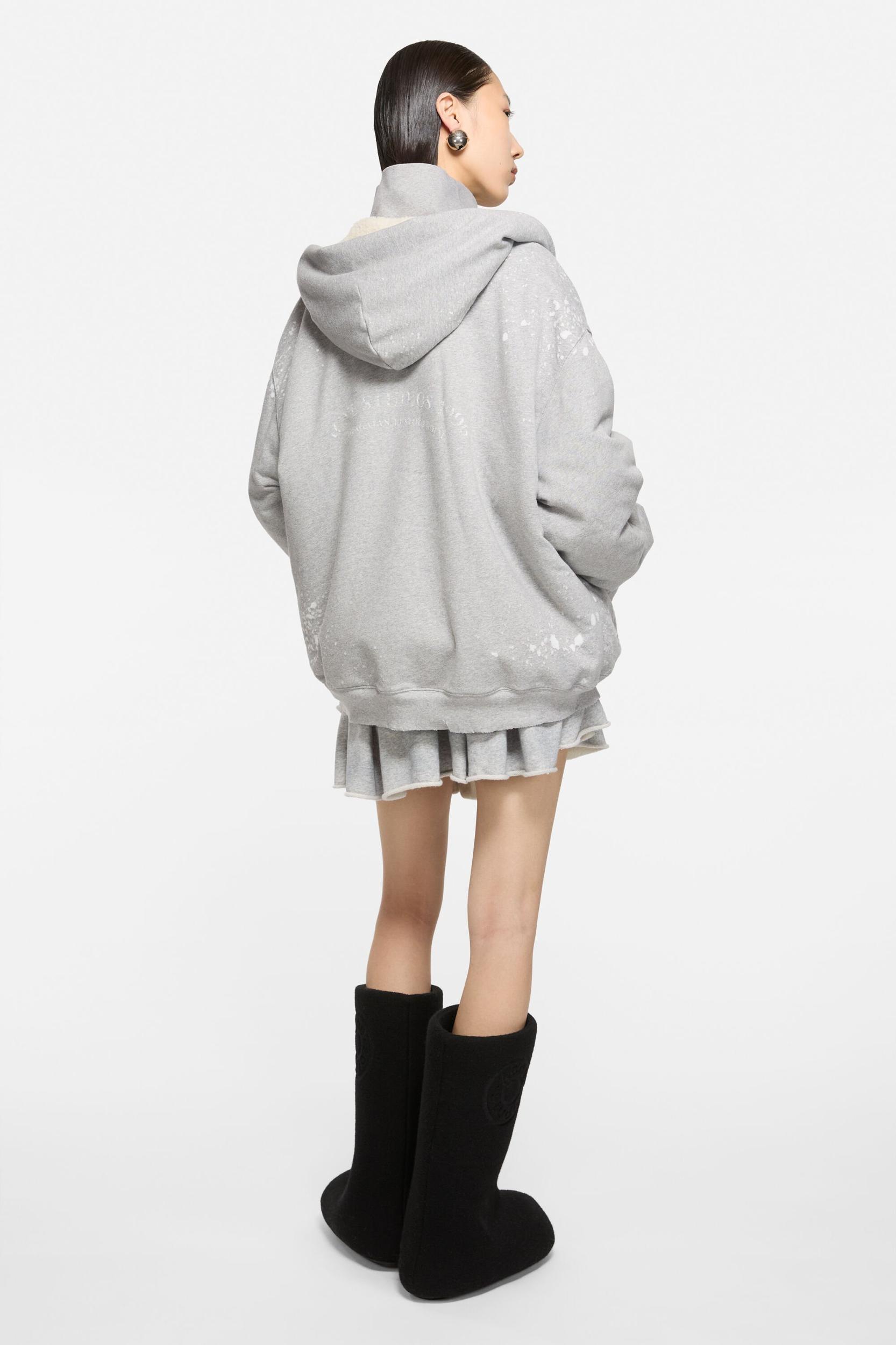 Hooded zipper sweater Product Image