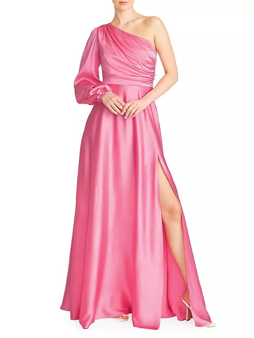 Elisabet One-Shoulder Slit Gown Product Image