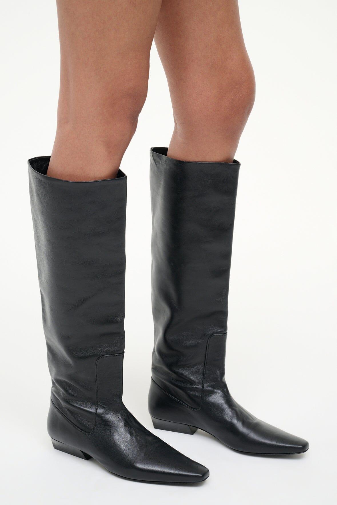 WALLY FLAT BOOT | BLACK Product Image