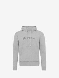 LOGO EMBROIDERY HOODIE in grey | JW Anderson US  Product Image