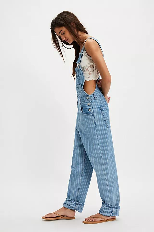 We The Free Ziggy Striped Overalls Product Image