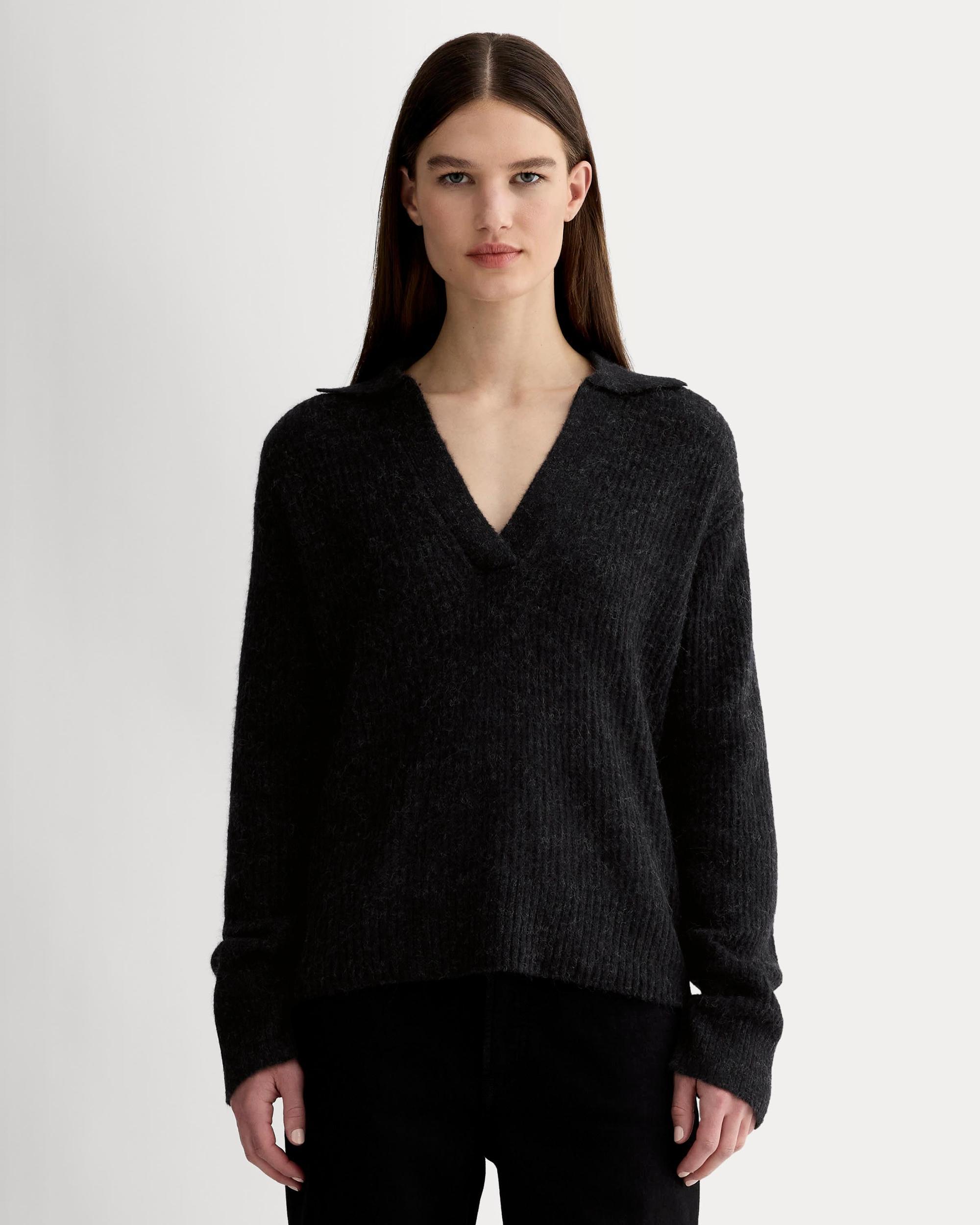 The Oversized Polo in Alpaca Product Image
