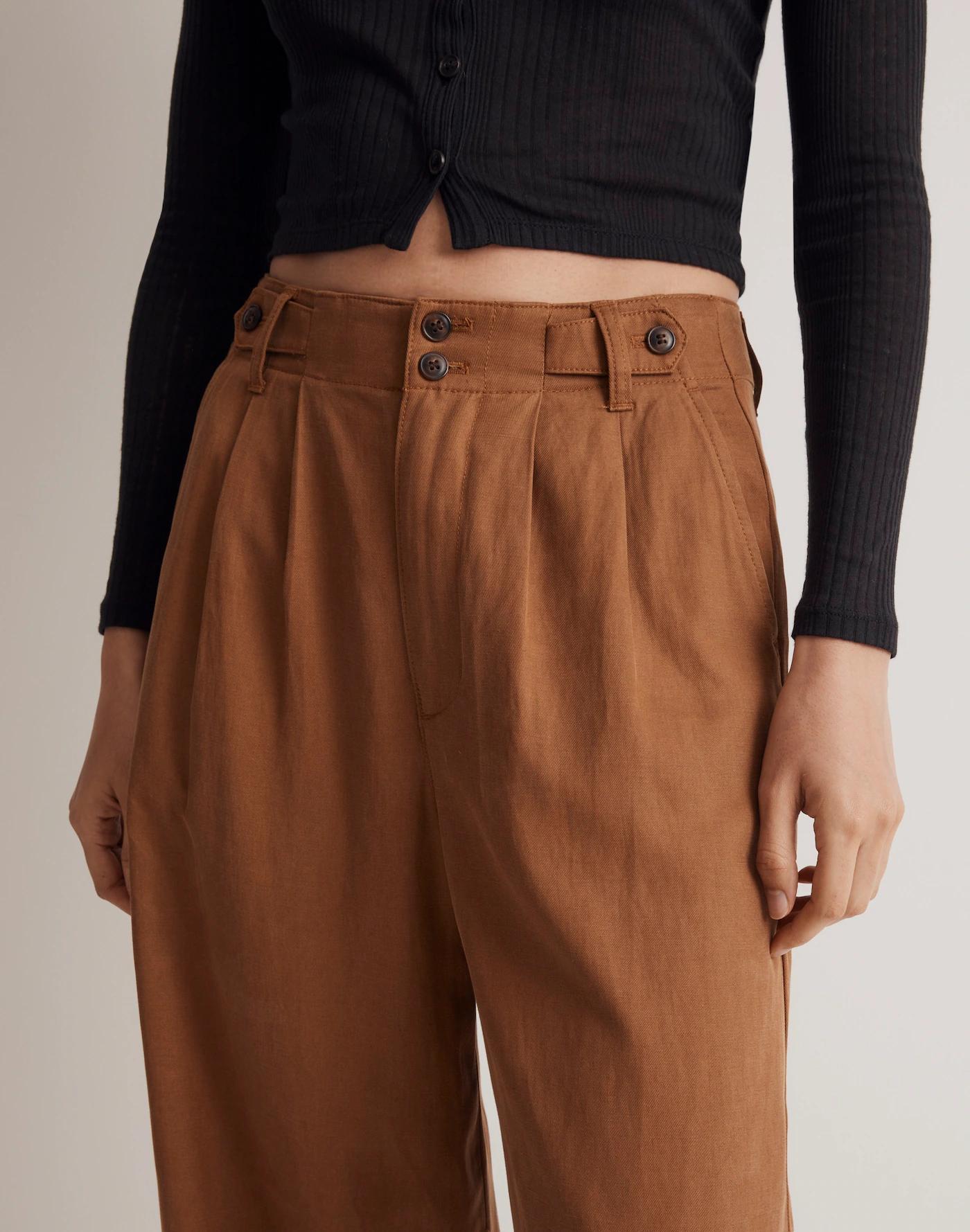 The Petite Harlow Wide-Leg Pant Product Image
