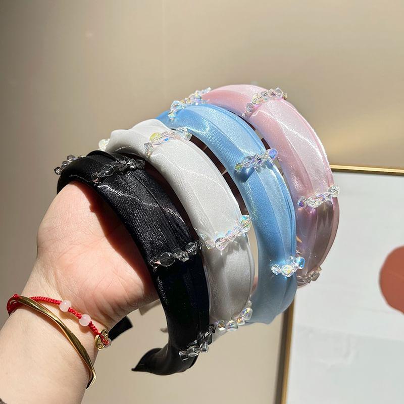 Faux Crystal Mesh Headband (Various Designs) Product Image