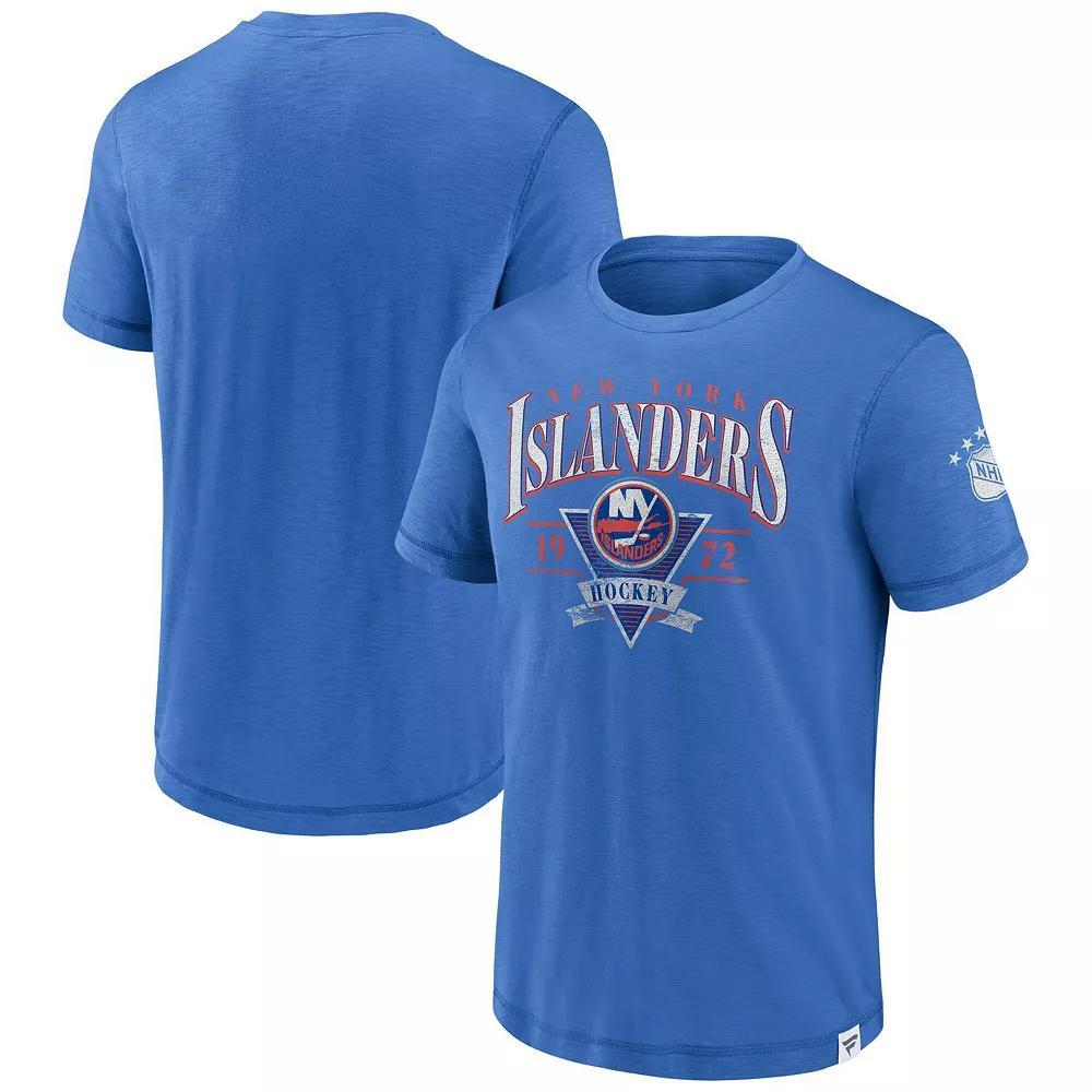 Men's Fanatics Royal New York Islanders Elusive Slub T-Shirt, Size: Small, Isl Blue Product Image