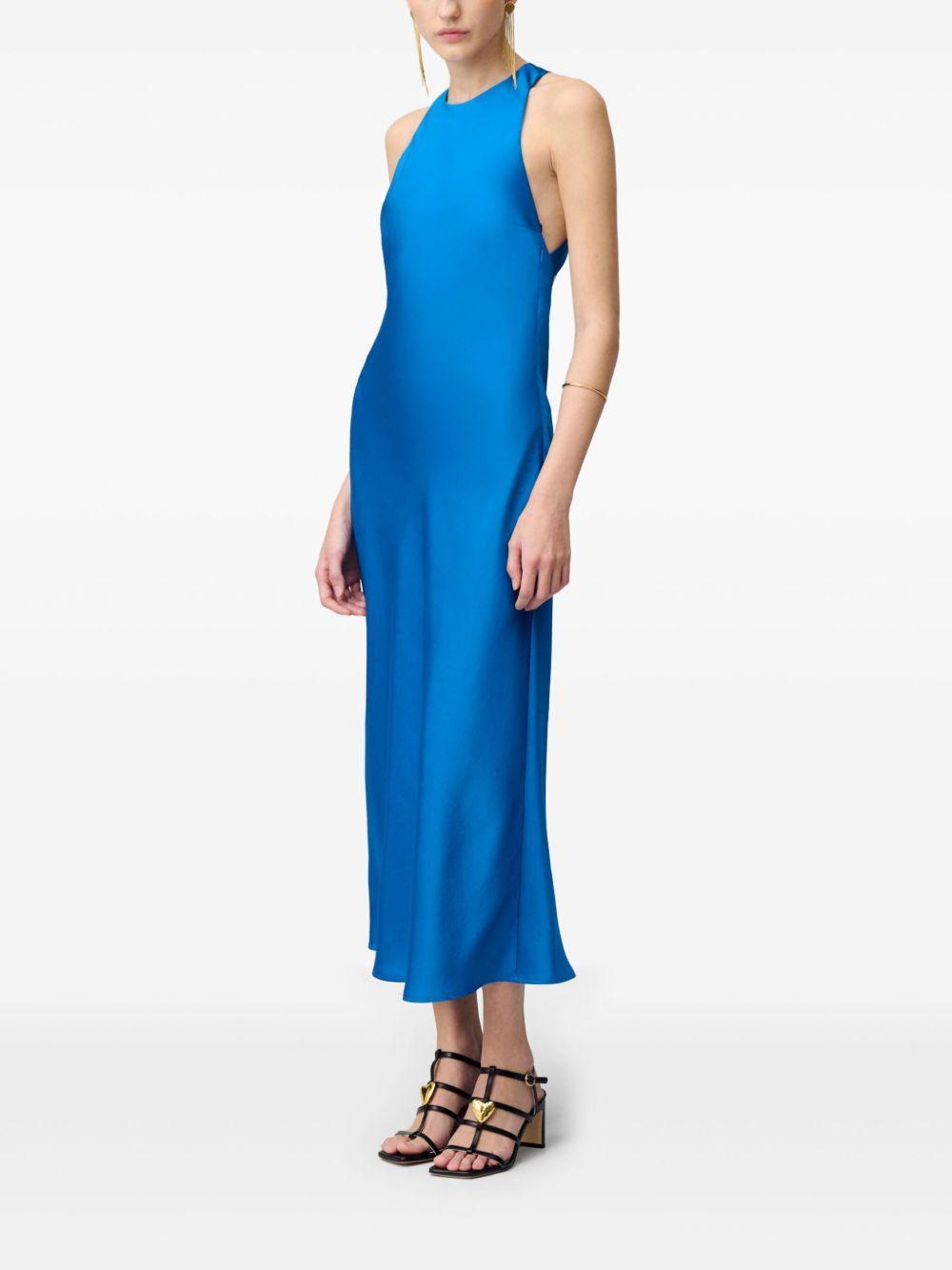 open-back satin maxi dress Product Image