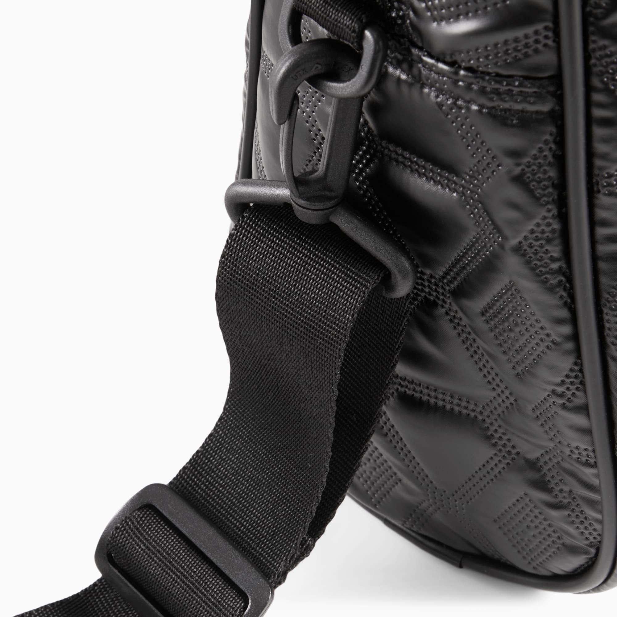 PUMA Classics Archive Women's Grip Bag in Black/Metallic Product Image