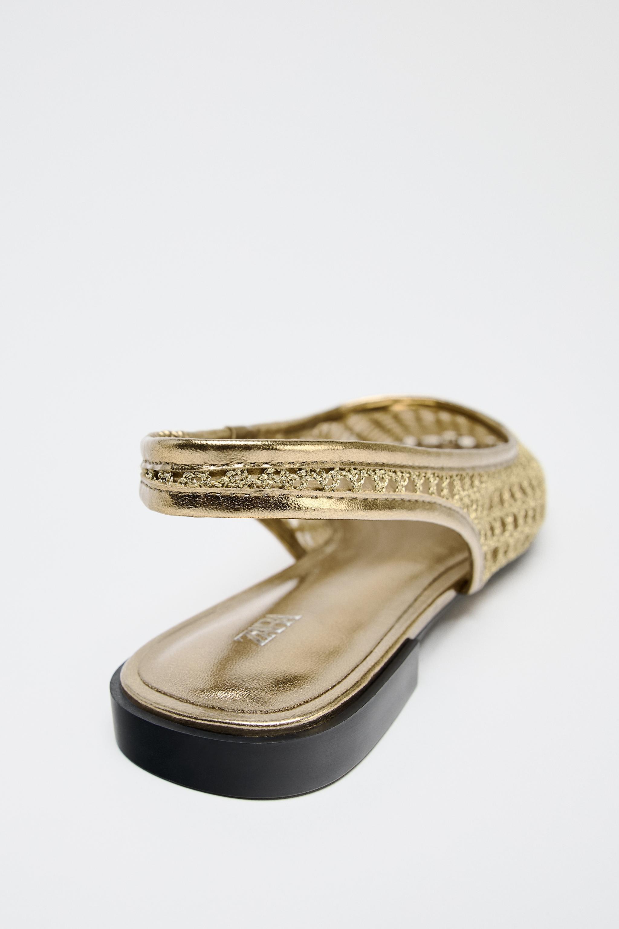 WOVEN SLINGBACK FLATS Product Image