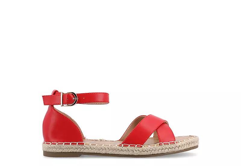 Journee Lyddia Women's Sandals, Size: 8, Red Product Image