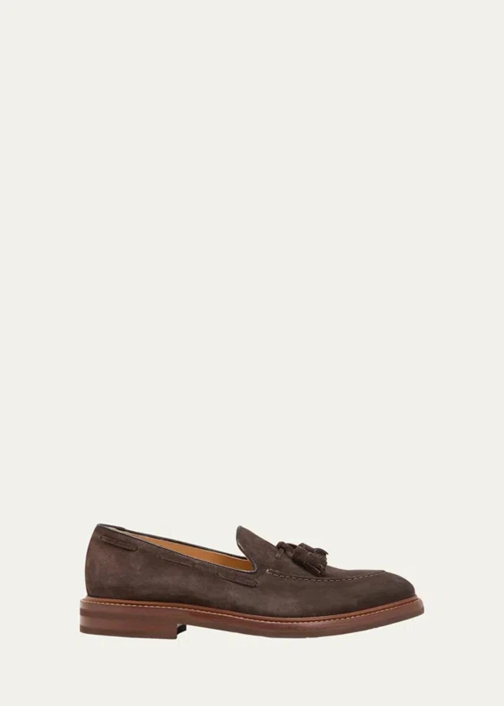 Mens Roman Leather Penny Loafers Product Image