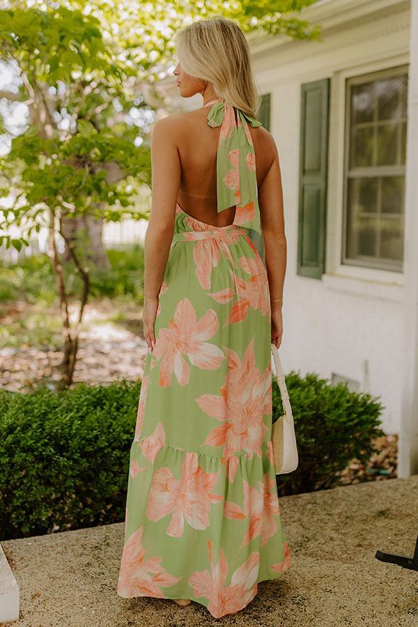 Coastal Blossom Floral Maxi Dress Baby Product Image