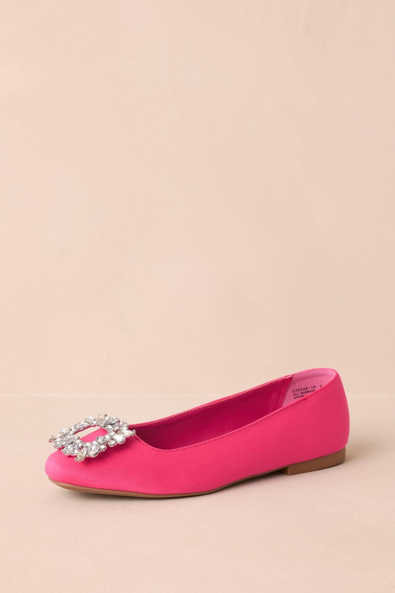 That's My Dream Hot Pink Ballet Flats Product Image