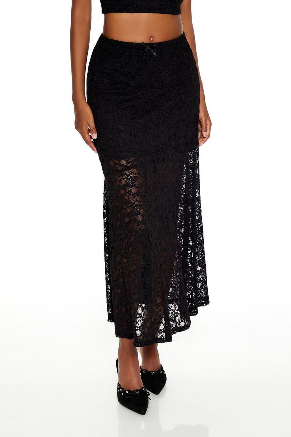 Lace Cami & Mermaid Maxi Skirt Set | Forever 21 Product Image