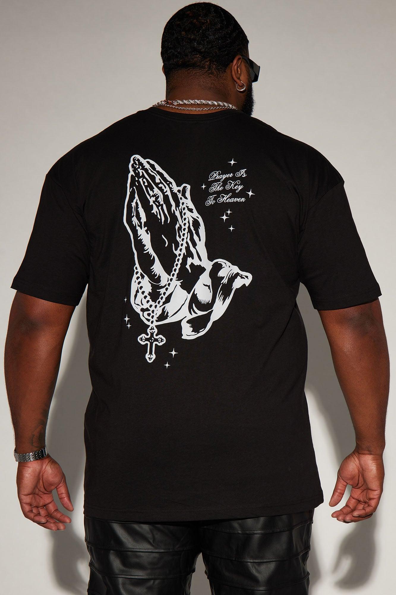 Blessed With Faith Short Sleeve Tee - Black Product Image