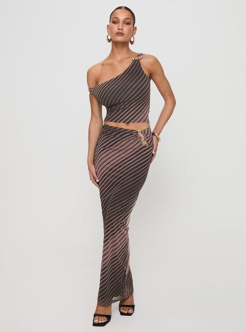 Whiley Maxi Skirt Multi Stripe Product Image