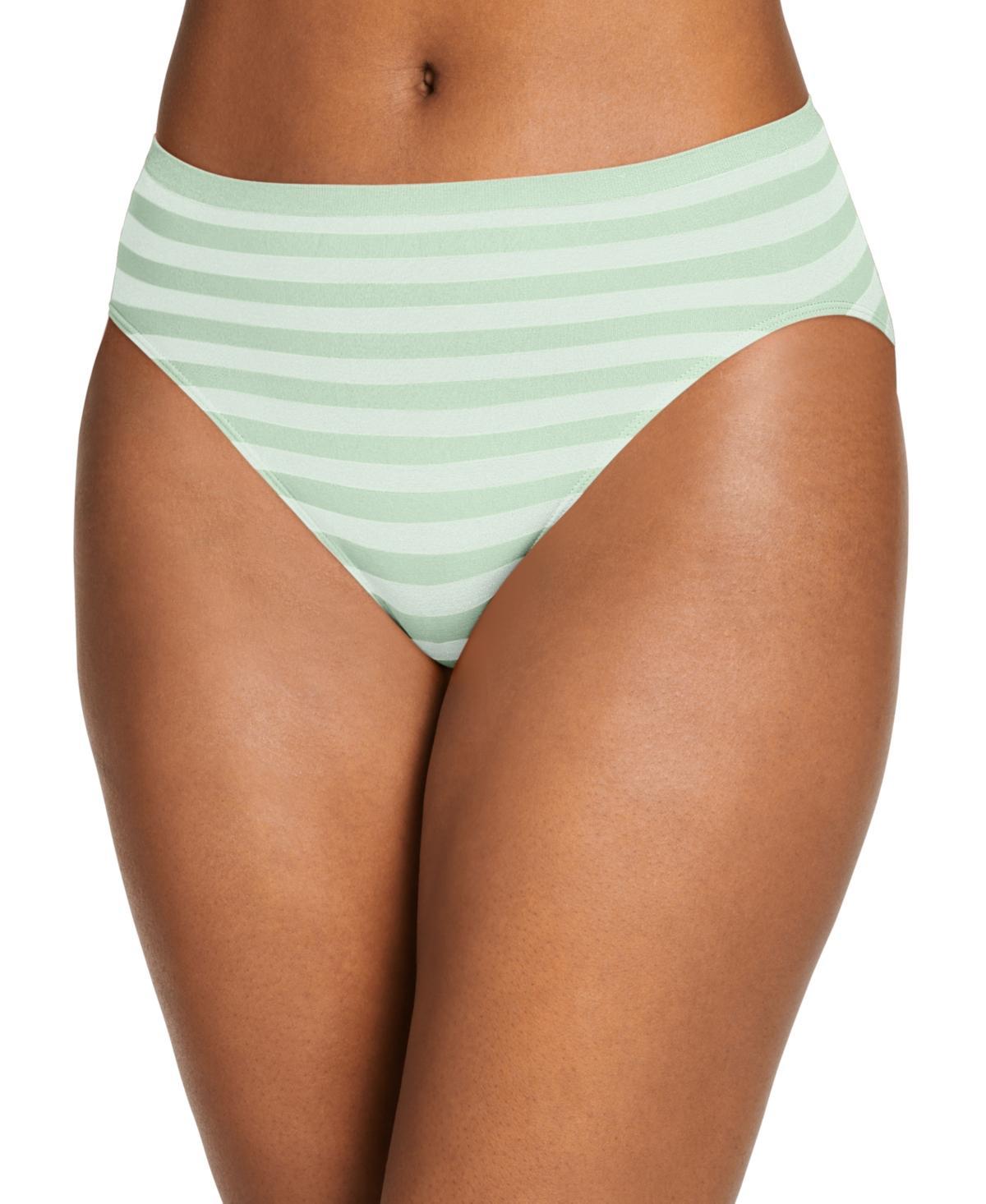 Jockey® Matte & Shine Seamfree® Hi Cut Panty - 1306 Product Image