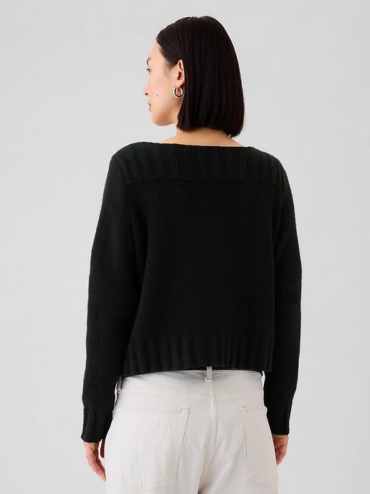 CashSoft Boatneck Sweater Product Image