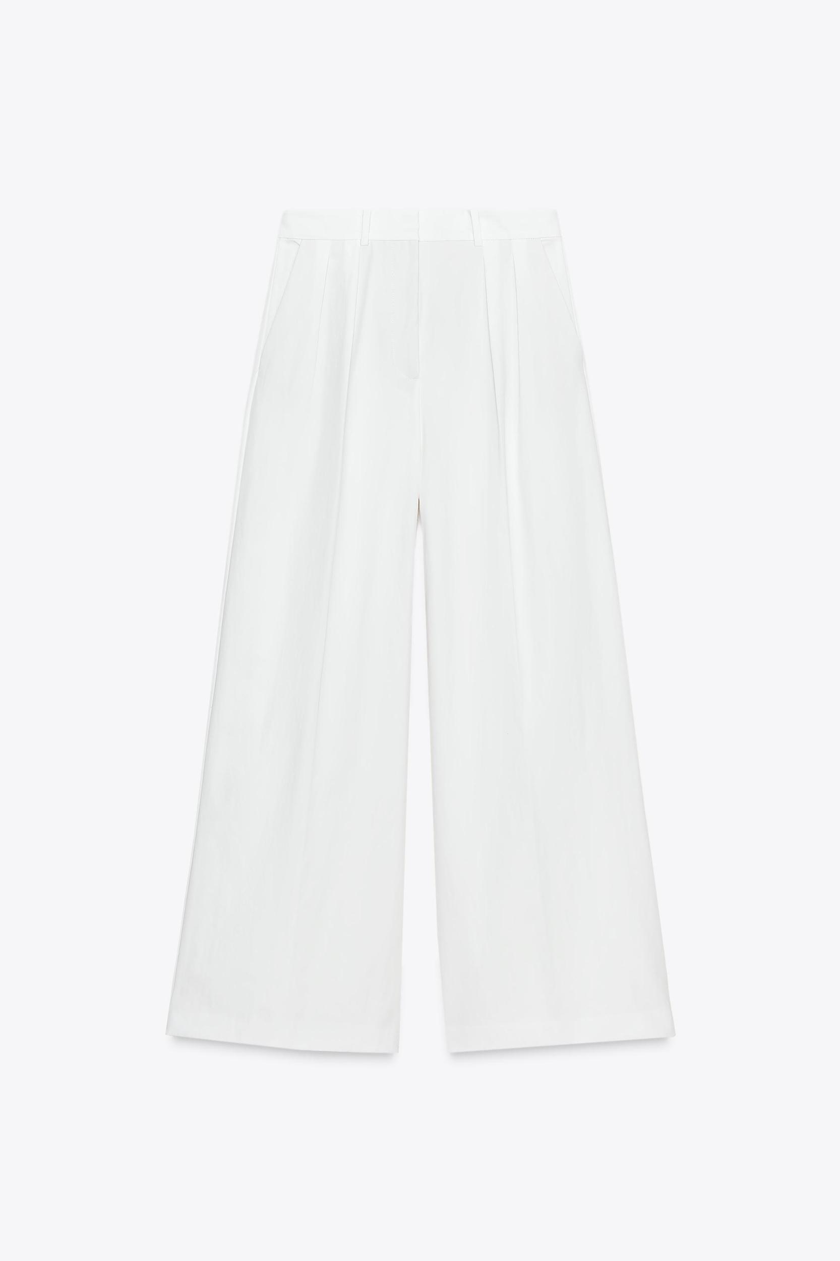 ZW COLLECTION TECHNICAL EFFECT PLEATED PANTS Product Image