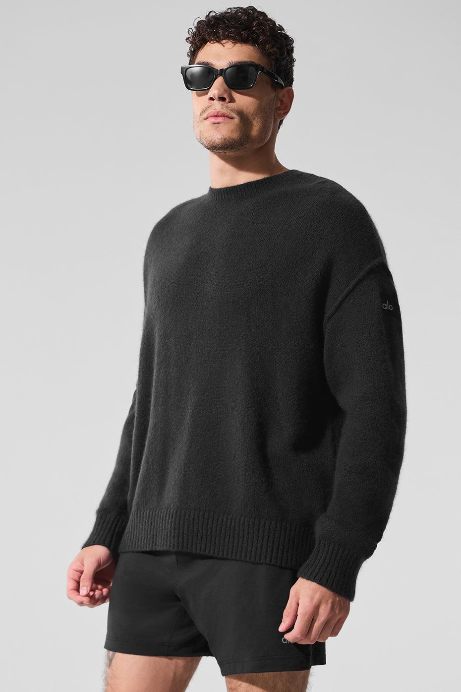 New Class Cashmere Crewneck Sweater - Black Product Image