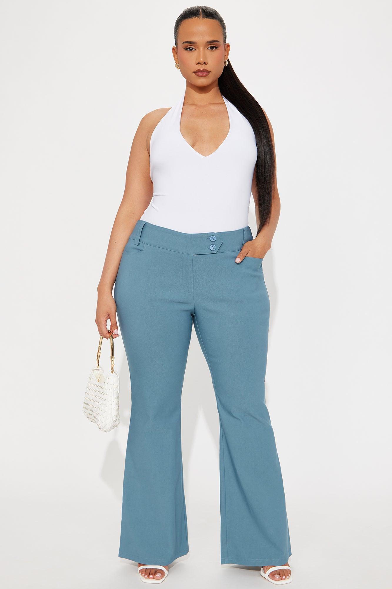 Rou Flare Pant - Blue Product Image