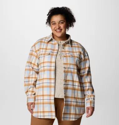 Columbia Women's Calico Basin Shirt Jacket - Plus Size- Product Image