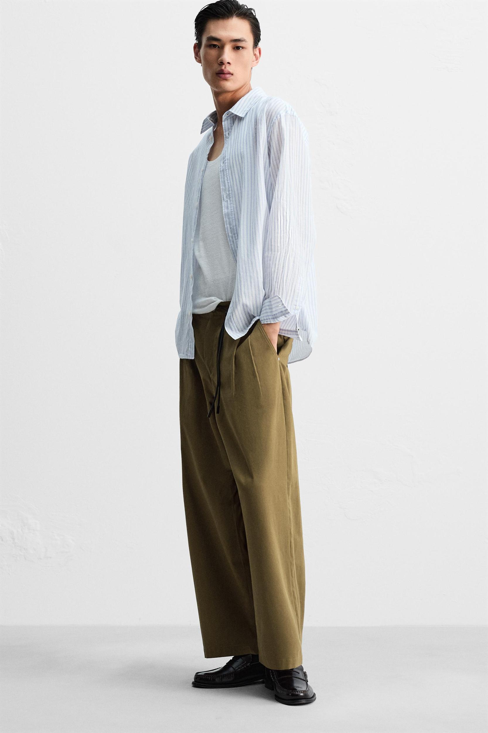 WIDE FIT CHINO PANTS Product Image