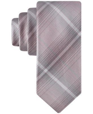 Calvin Klein Mens Davina Plaid Tie Product Image