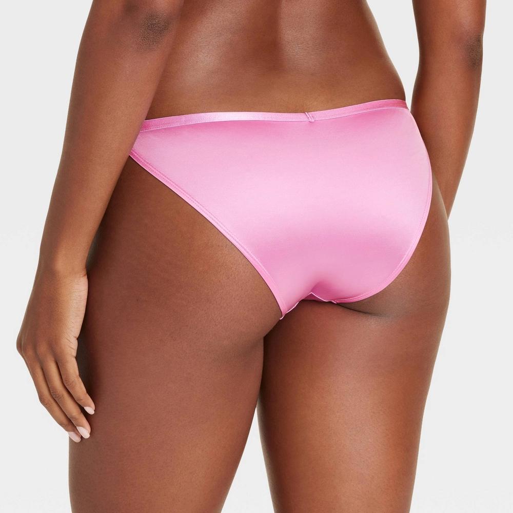 Womens Satin Cheeky Underwear - Auden Dahlia L Product Image