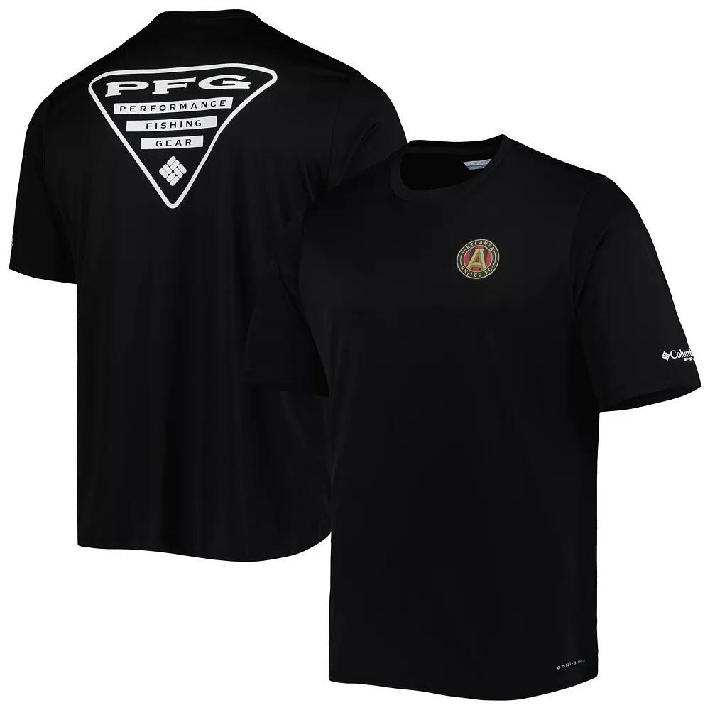 Men's Columbia Black Atlanta United FC Terminal Tackle Omni-Shade T-Shirt, Size: XL, Atu Black Product Image