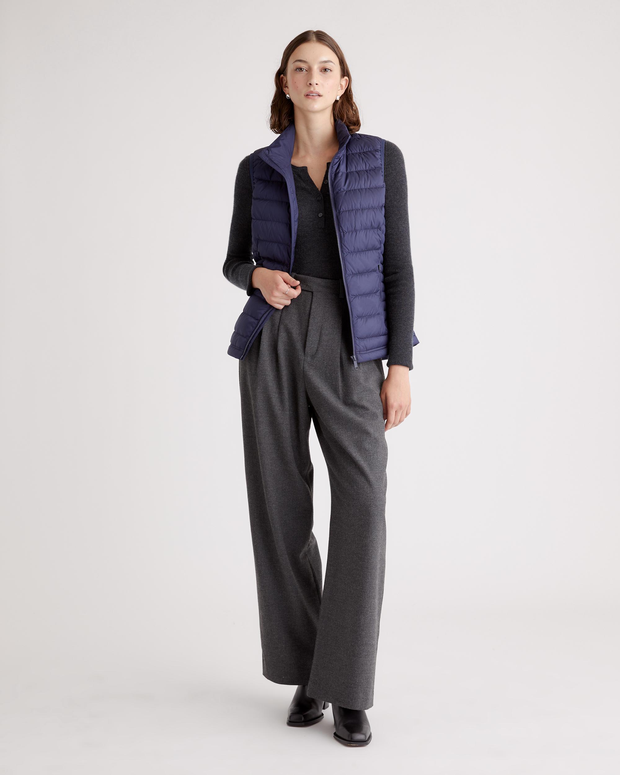 Quince | Women's Lightweight Down Packable Puffer Vest Size XS, Recycled Polyester Product Image