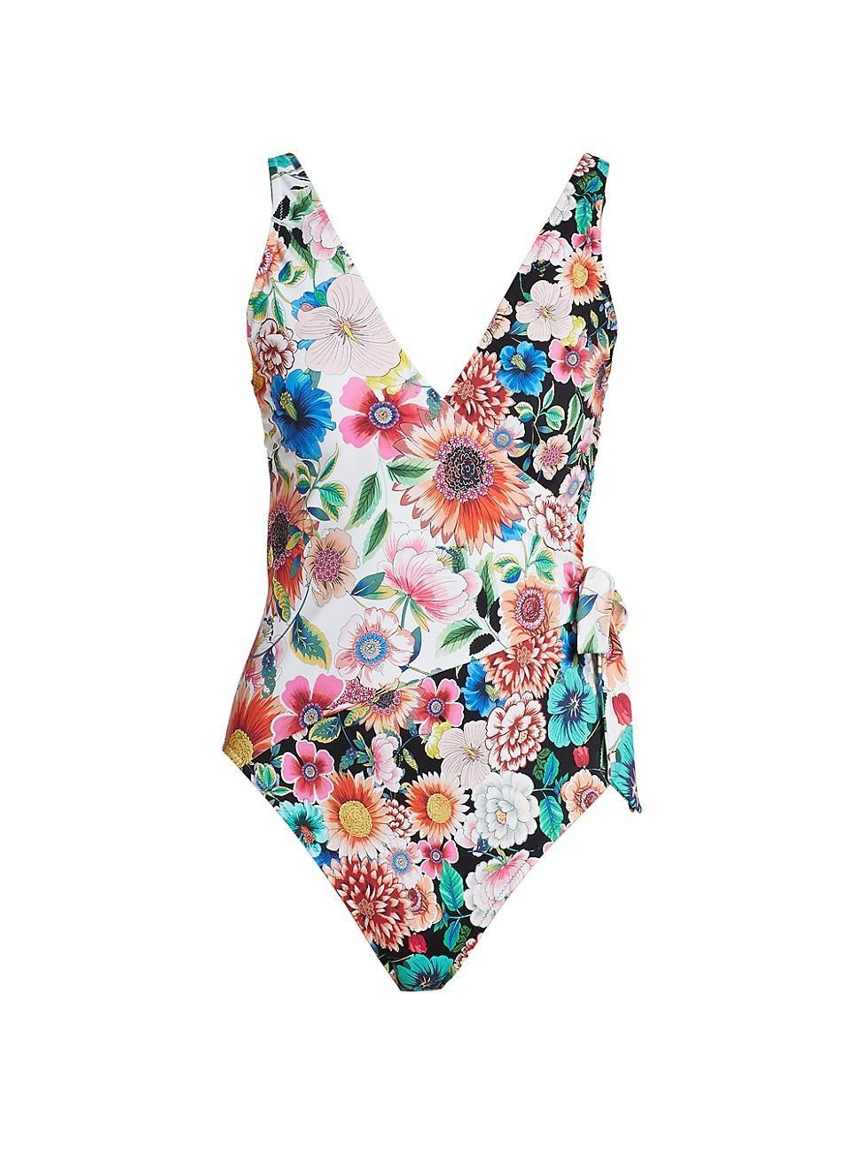 Womens Mirror and Evening Palace Wrap One-Piece Swimsuit Product Image