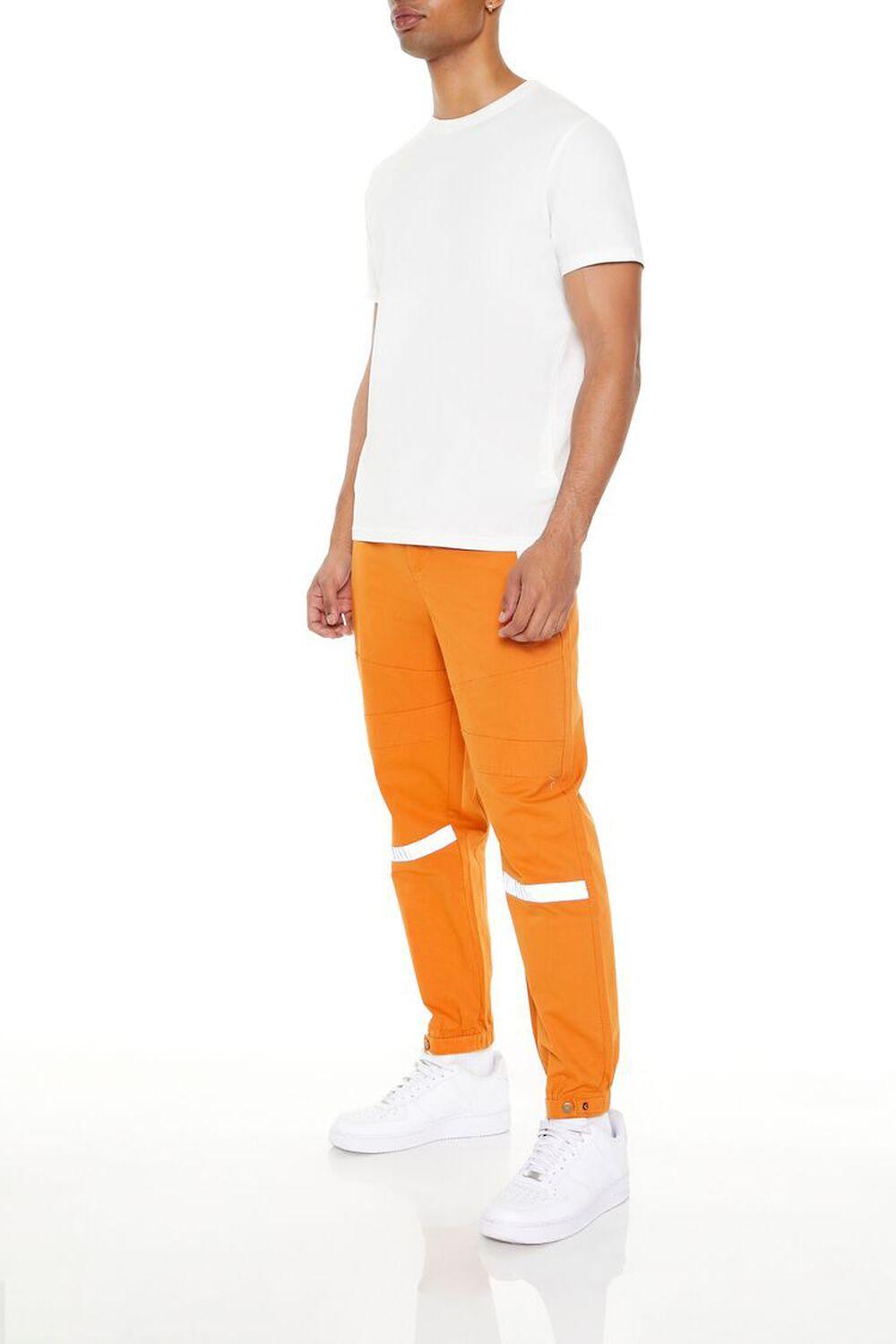 Reflective Slim-Fit Pants | Forever 21 Product Image