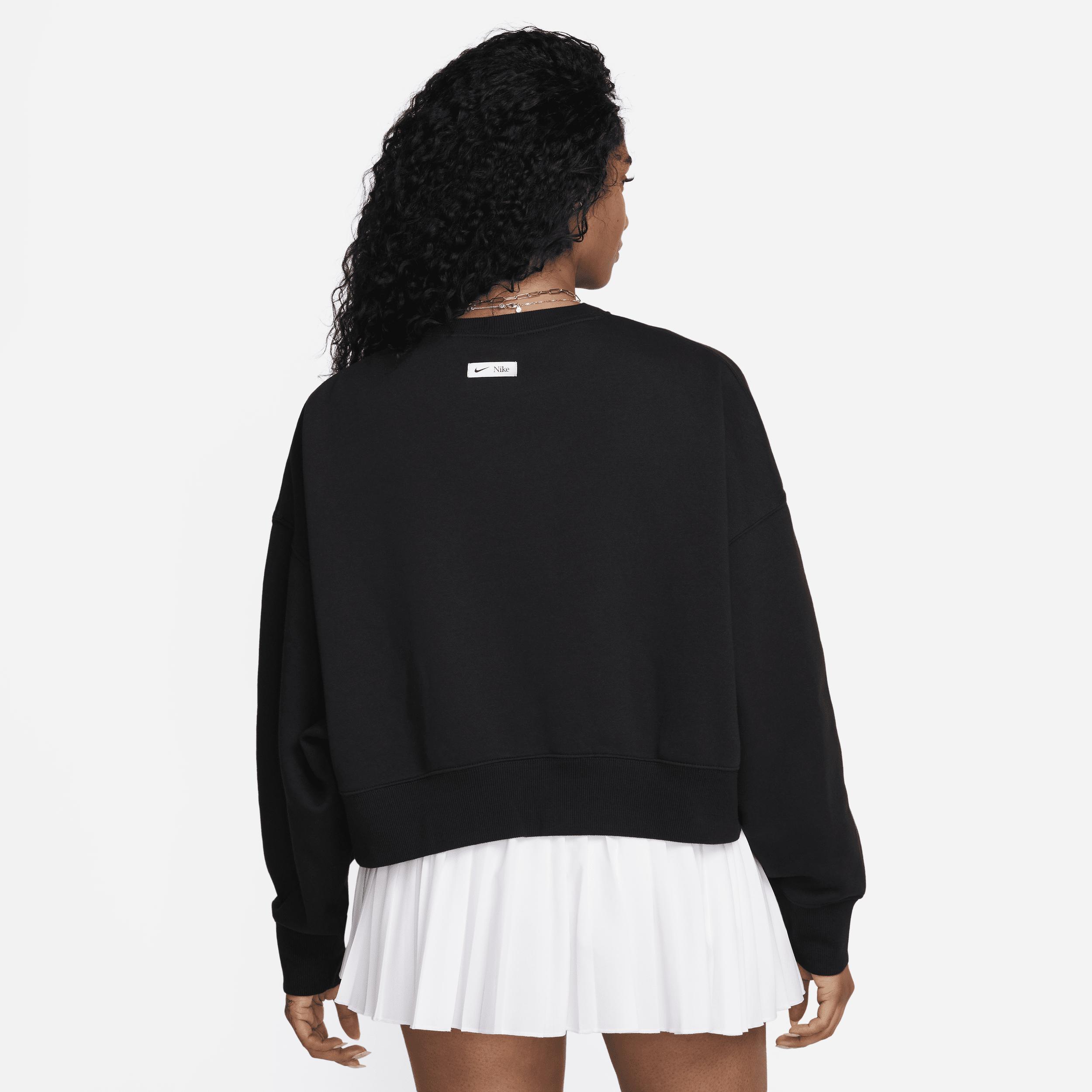 Womens Nike Sportswear Phoenix Fleece Oversized Cropped Crew-Neck Sweatshirt Product Image