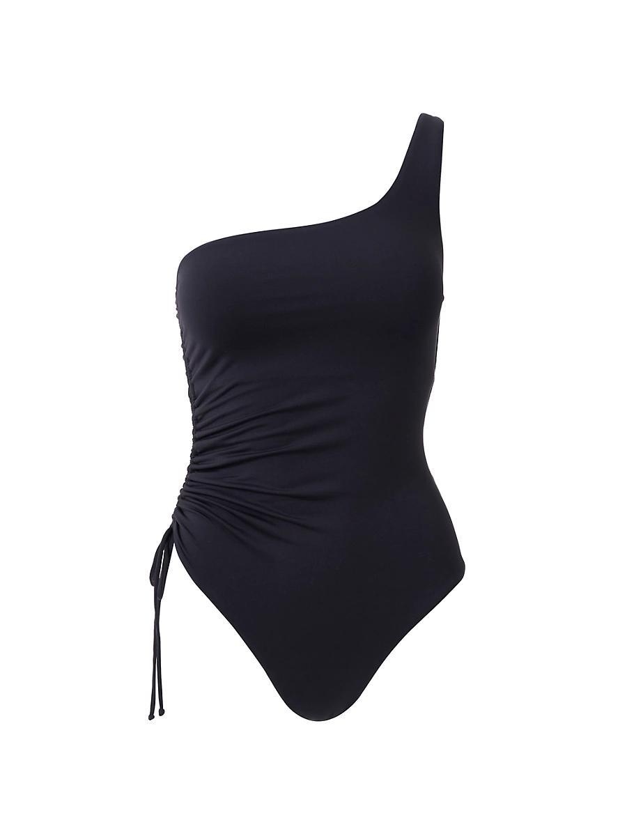 Womens Bodrum One-Shoulder One-Piece Swimsuit Product Image