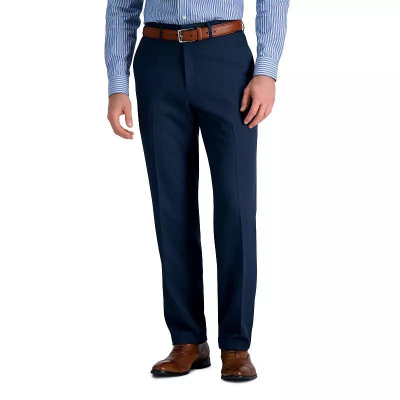 Men's Haggar® Premium Comfort Straight-Fit Dress Pants, Size: 42 X 32, Blue Product Image