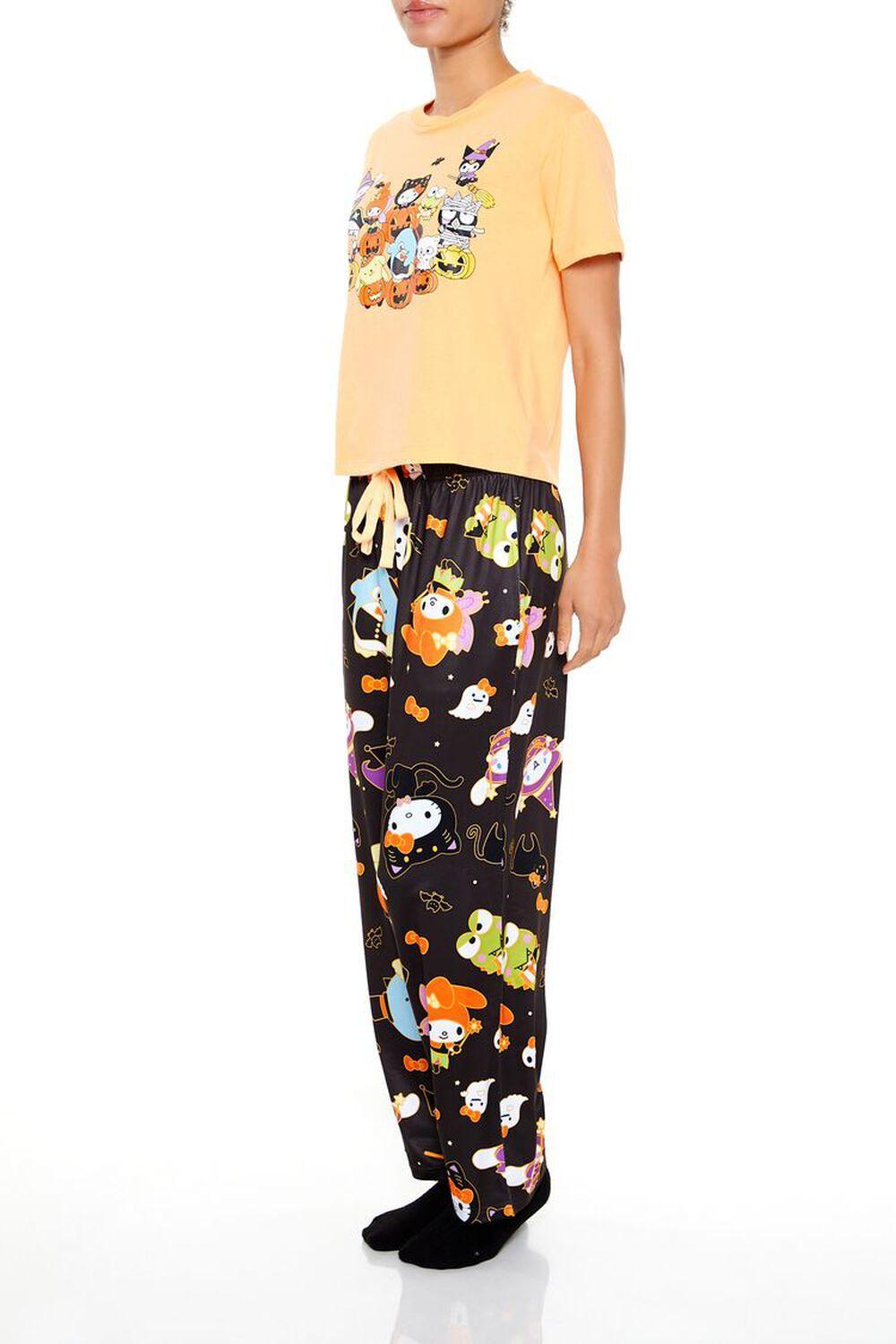 Halloween Sanrio Tee & Pants Pajama Set | Forever 21 Product Image